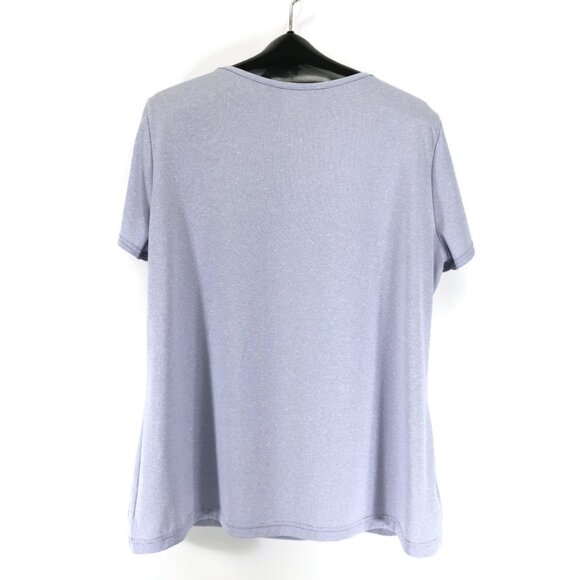 Eddie Bauer Travex Scoop Neck Tee Women's Plus 2XL Pinstripe Freedry Outdoor - Picture 6 of 11